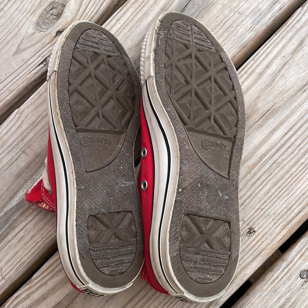 Converse All-Star Ox Red Unisex Sneakers Size W6/ M4 - Picture 6 of 9